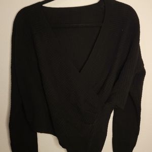 Woman's wrap sweater